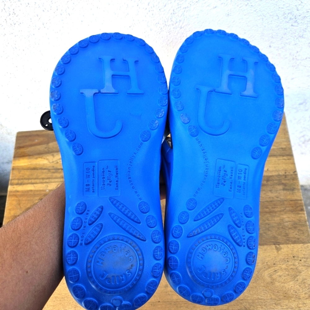 Hawaiian Jellys Ultra Comfort Aouli Sry  Unisex  Sandals Men's Size 8 - Picture 15 of 16